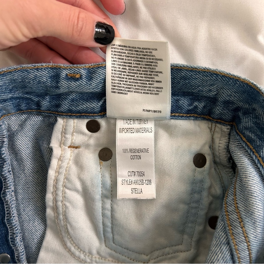 Agolde Stella jean shorts 24 - Picture 10 of 10